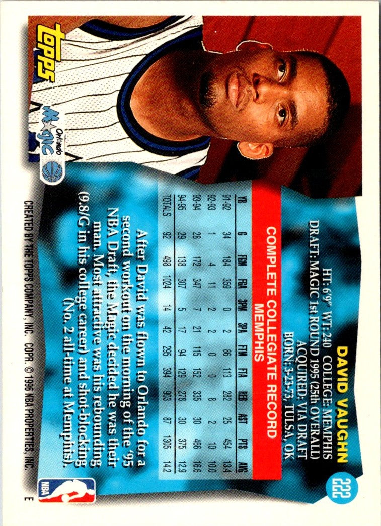 1995 Topps David Vaughn