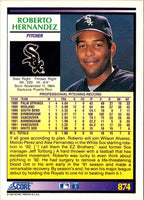 1992 Score Roberto Hernandez #874