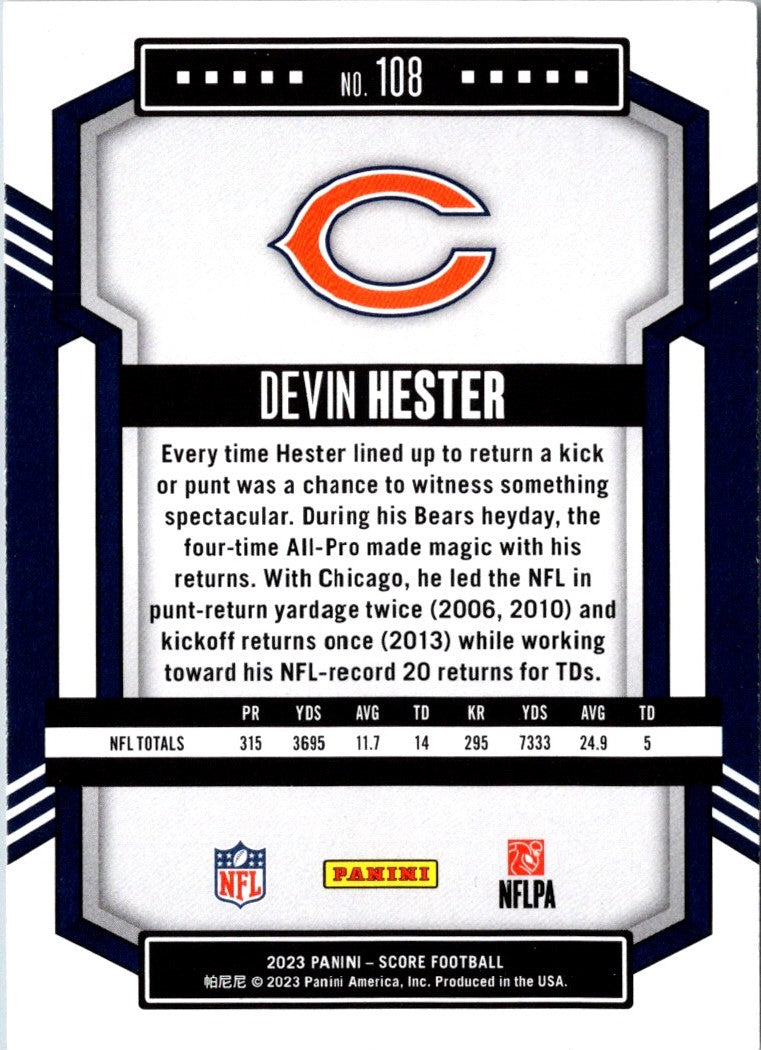 2023 Score Devin Hester