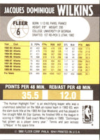 1990 Fleer Dominique Wilkins #6