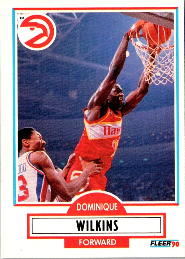 1990 Fleer Dominique Wilkins #6