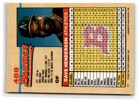 1992 Bowman Dave Henderson #488