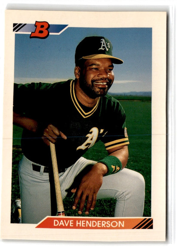 1992 Bowman Dave Henderson #488