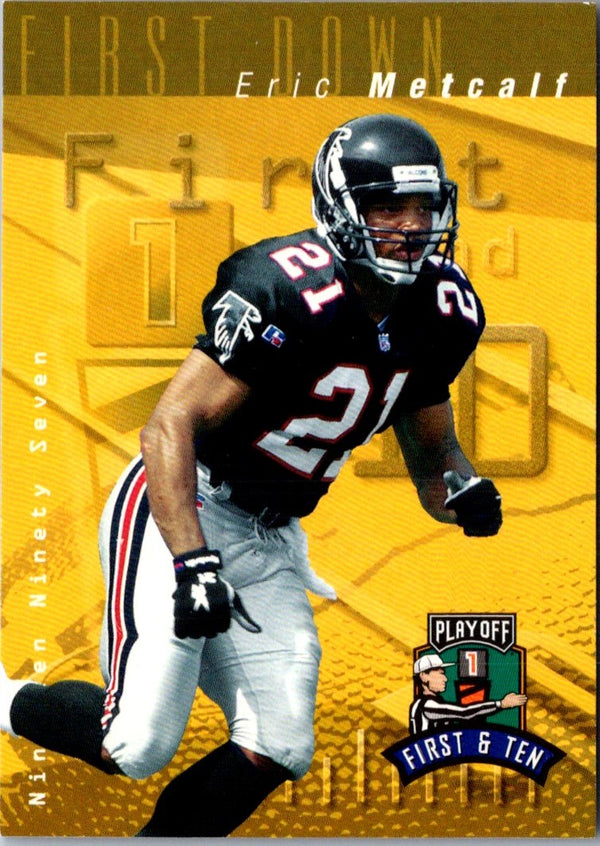 1997 Playoff Absolute Gold Redemption Eric Metcalf #21