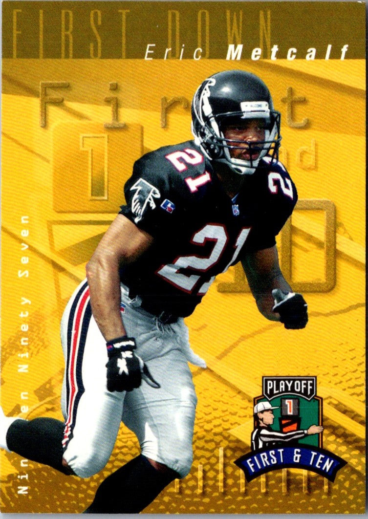 1997 Playoff Absolute Gold Redemption Eric Metcalf