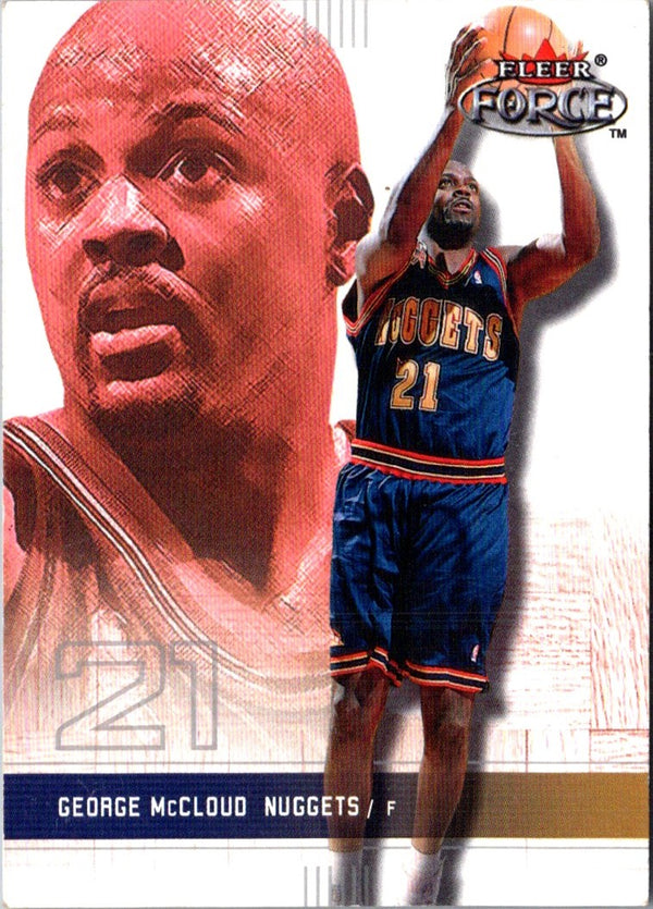 2001 Fleer Force George McCloud #165
