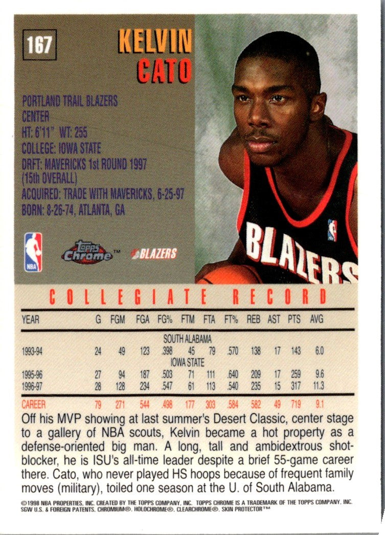 1997 Topps Kelvin Cato