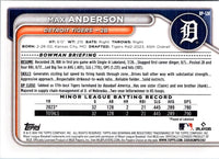 2024 Bowman Prospects Max Anderson #BCP-128