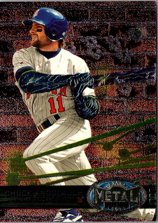 1997 Metal Universe Chuck Knoblauch #210