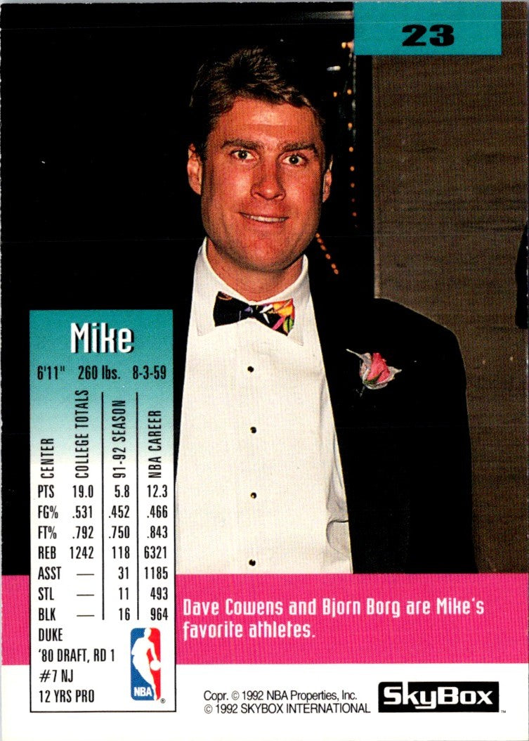 1992 SkyBox Mike Gminski