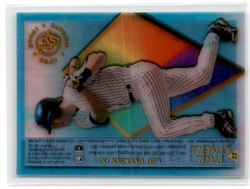 1995 Stadium Club Clear Cut Paul O'Neill