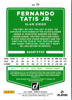 2021 Donruss Fernando Tatis Jr. #71