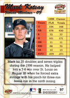 1999 Pacific Paramount Mark Kotsay #97