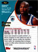 2000 Topps Gold Label Baron Davis #72