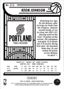 2022 Hoops Red Backs Keon Johnson