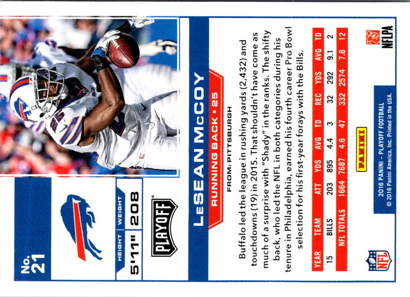 2016 Panini Playoff LeSean McCoy