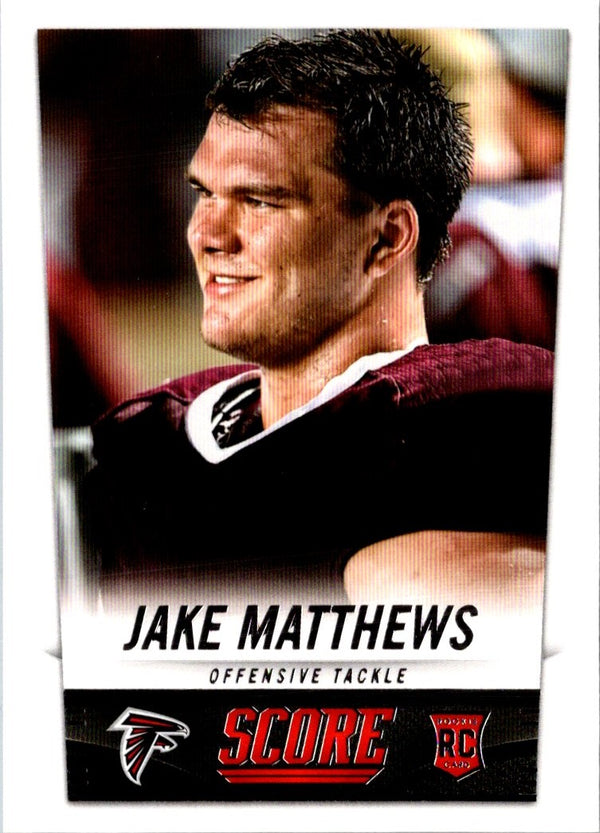 2014 Score Jake Matthews #375 Rookie