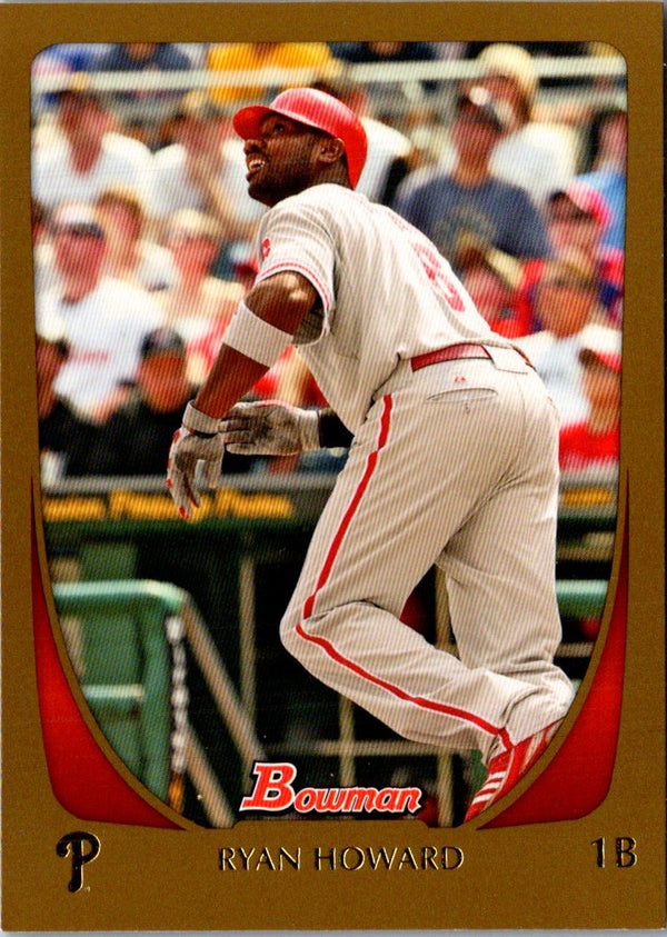 2011 Bowman Gold Ryan Howard #33