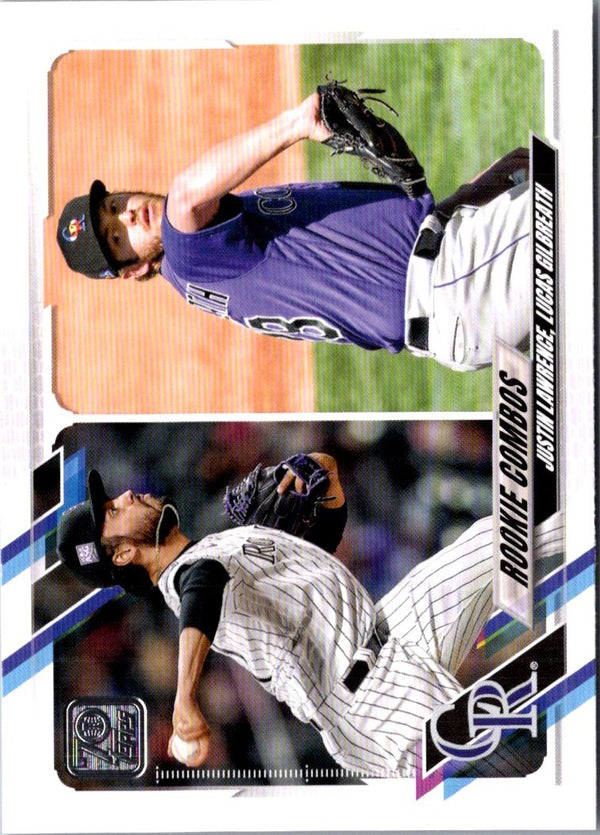 2021 Topps Update Lucas Gilbreath / Justin Lawrence #US141 Rookie