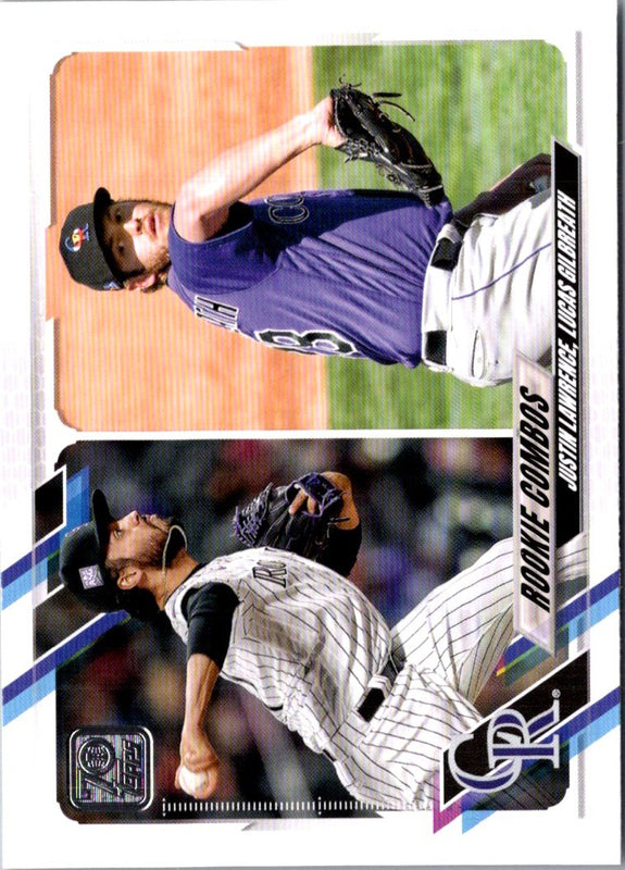 2021 Topps Update Lucas Gilbreath / Justin Lawrence #US141 Rookie