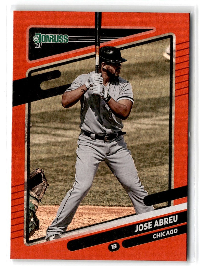 2021 Donruss Holo Red Jose Abreu