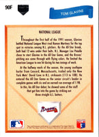 1991 Upper Deck Final Edition Tom Glavine #90F