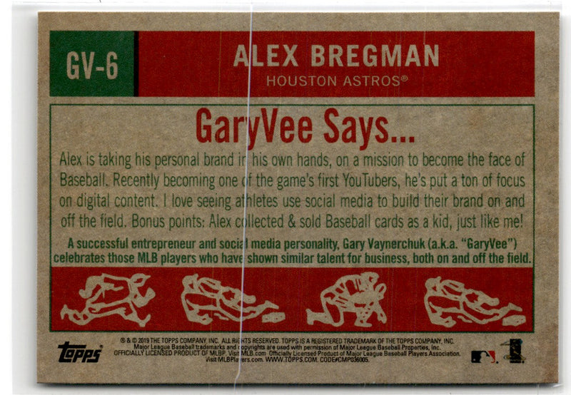 2019 Topps Gary Vee's Top Entrepreneurs in Baseball Alex Bregman