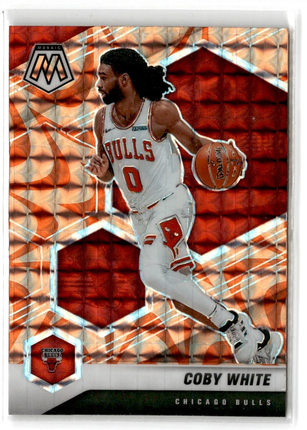 2020 Panini Mosaic Gold Wave Coby White #34