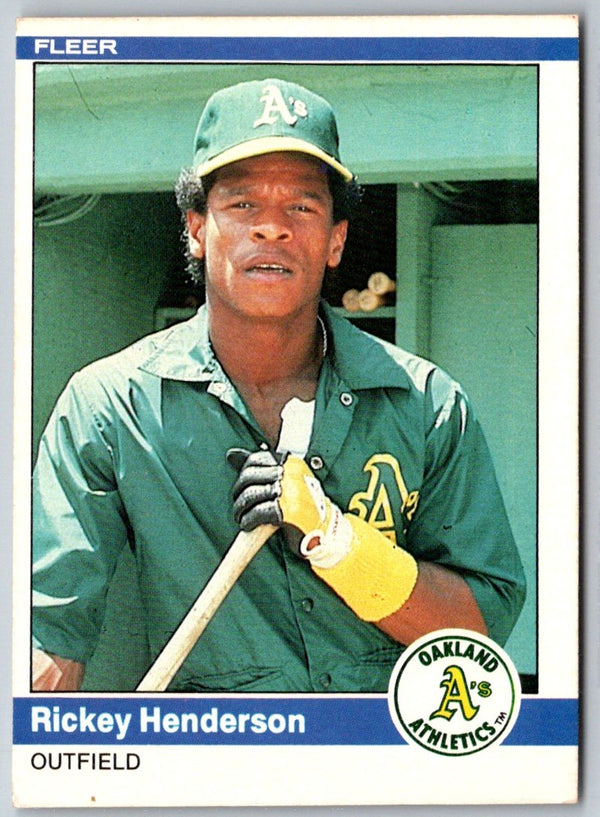 1984 Fleer Rickey Henderson #447