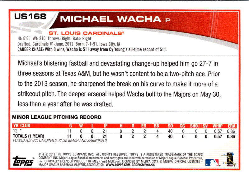 2013 Topps Update Michael Wacha