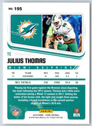 2018 Score Red Julius Thomas
