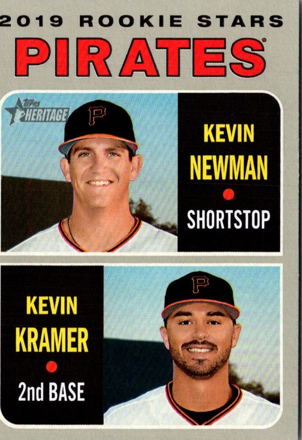 2019 Topps Heritage Kevin Newman/Kevin Kramer #372 Rookie