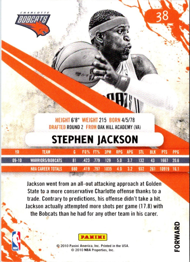 2010 Panini Rookies & Stars Stephen Jackson