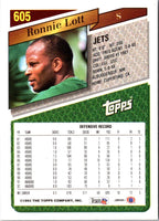 1993 Topps Ronnie Lott #605