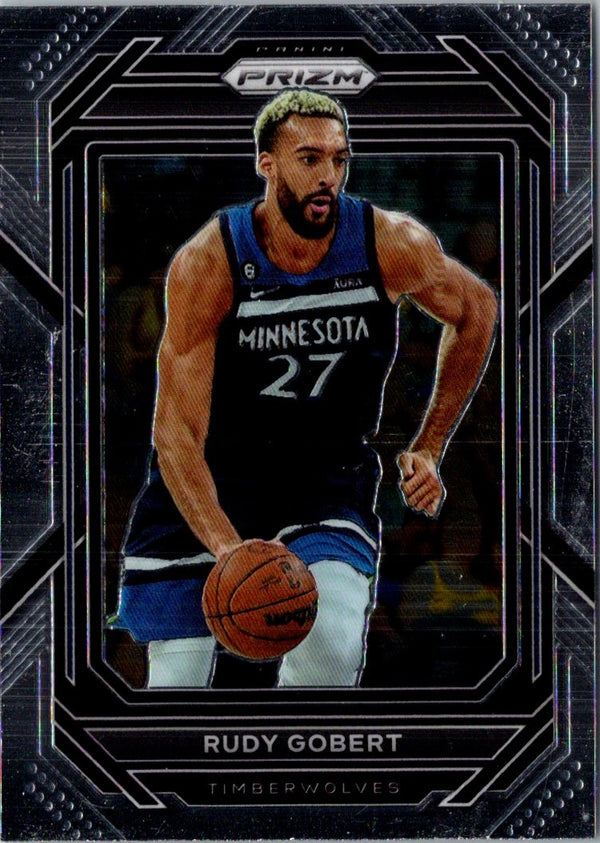 2022 Panini Prizm Blue Rudy Gobert #67