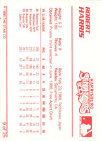1990 Star Harrisburg Senators Robert Harris #9