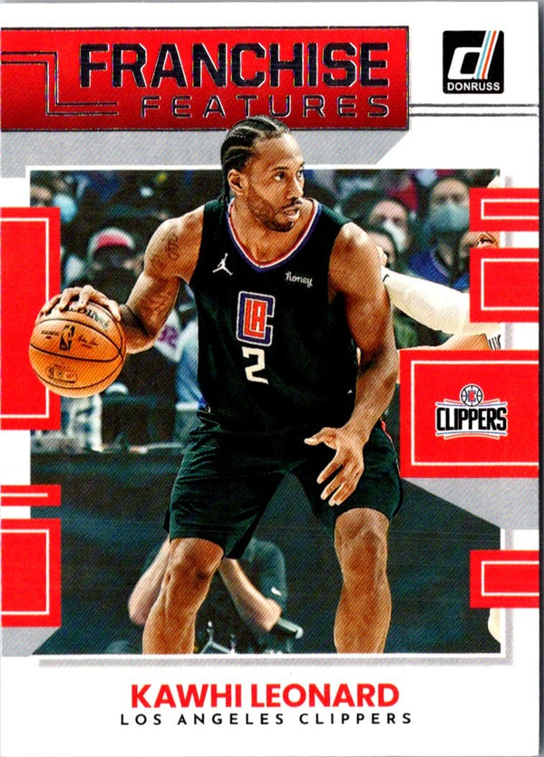 2022 Donruss Franchise Features Kawhi Leonard #22