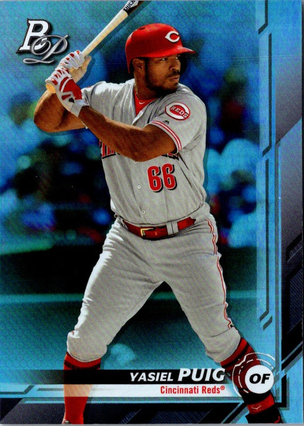 2019 Bowman Platinum Yasiel Puig #81