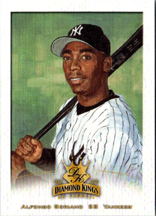 2002 Donruss Diamond Kings Alfonso Soriano #10