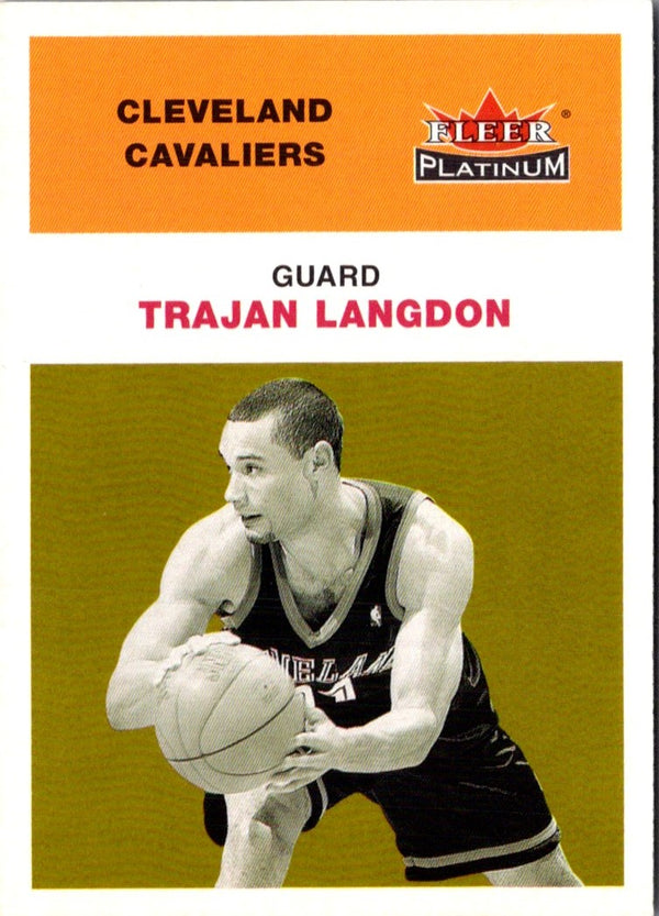 2001 Fleer Platinum Trajan Langdon #176