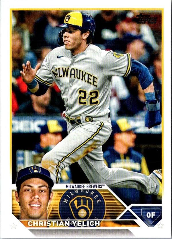 2023 Topps Gold Christian Yelich #192