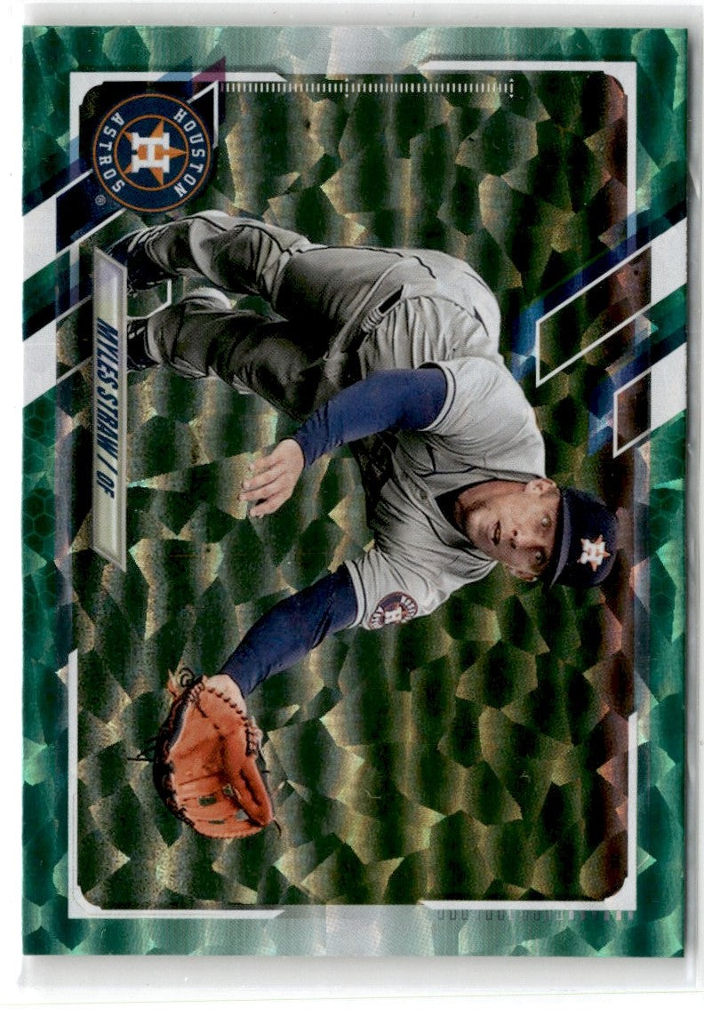 2021 Topps Update Green Foilboard Myles Straw