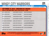 2019 Topps Windy City Warriors #698