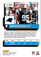 2022 Donruss Blue Press Proof Derrick Brown #240