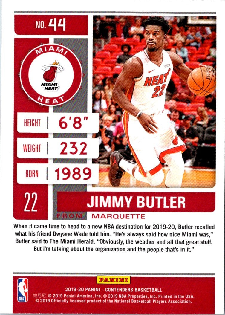 2019 Panini Jimmy Butler