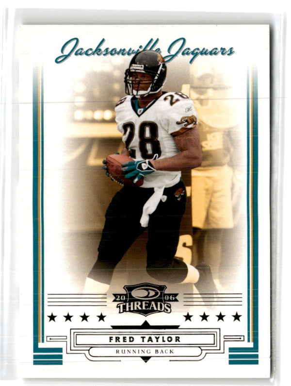 2006 Donruss Threads Fred Taylor #18 175/250