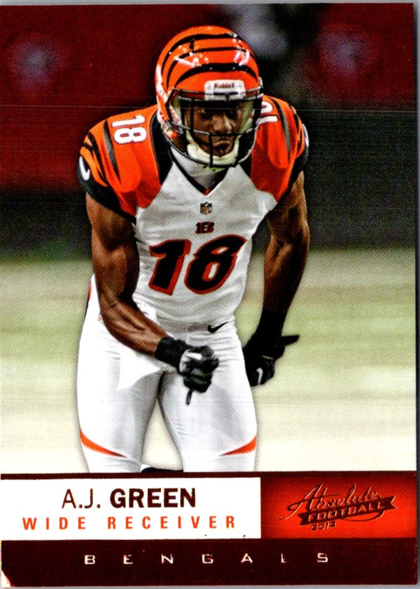 2012 Panini Absolute A.J. Green #9