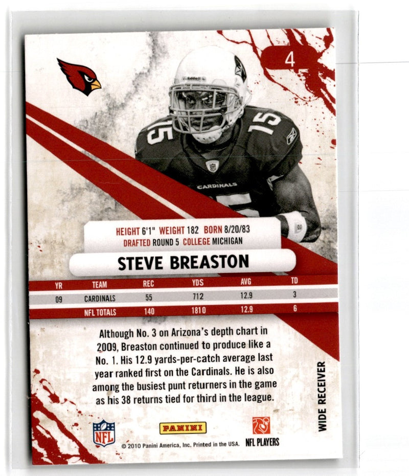 2010 Panini Rookies & Stars Longevity Steve Breaston