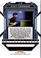 2023 Panini Prizm Blue Ice Ricky Tiedemann #114