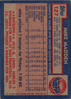 1984 Topps Mike Madden #127